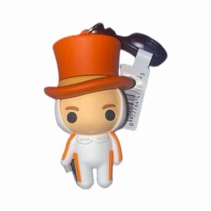 Willy Wonka Figural bag clip key chain